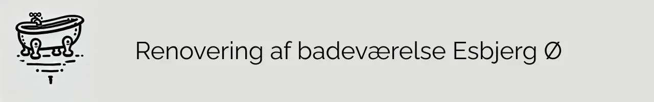 Renovering af badeværelse Esbjerg Ø